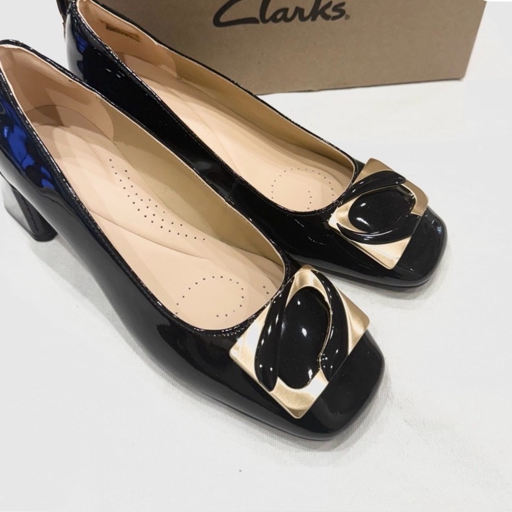 Clarks NYTA45 Jazz Leather Pump size 7